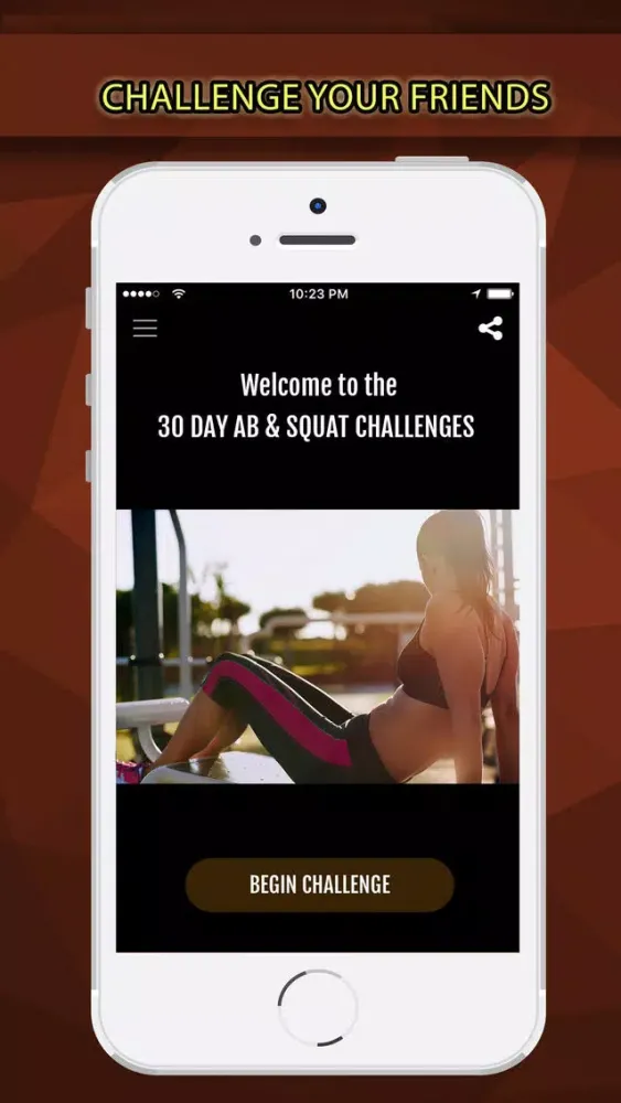 Zrzuty ekranu 30 Day AB and Squat Challenge