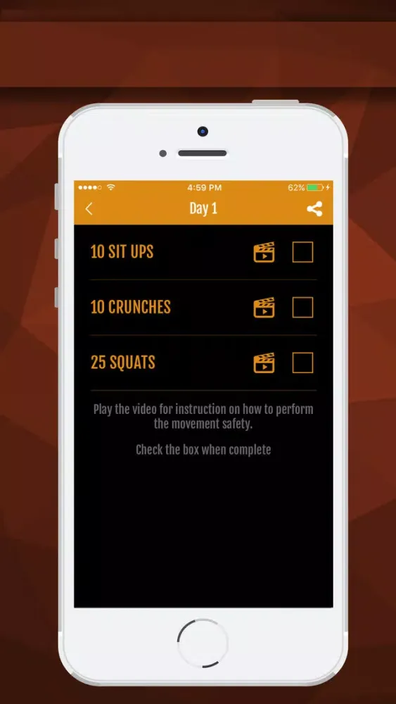 Zrzuty ekranu 30 Day AB and Squat Challenge
