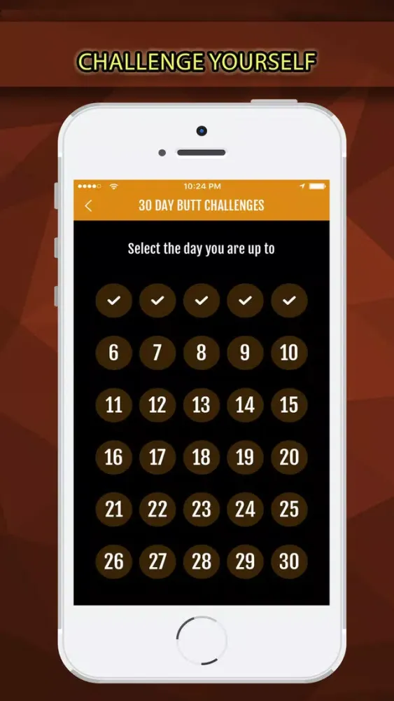 Captures d'écran de 30 Day Butt Challenge