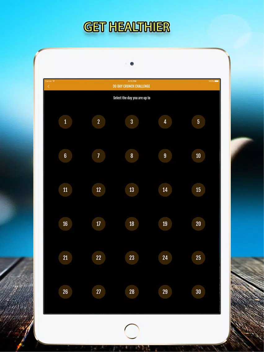 Screenshot di 30 Day Crunch Challenge iPad 