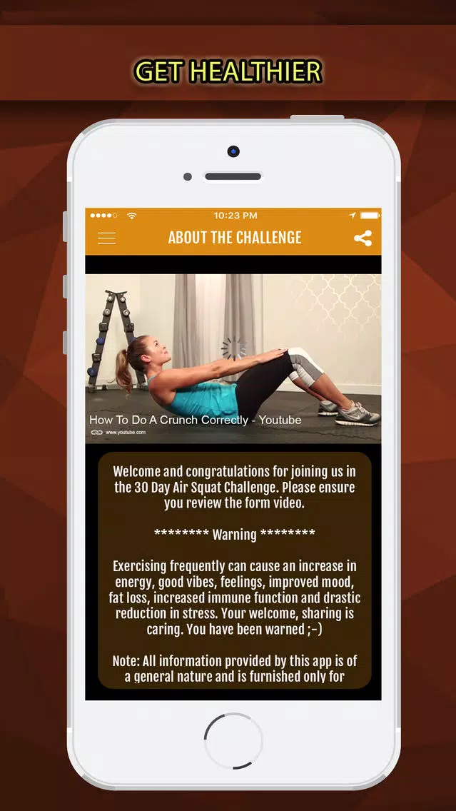 Screenshot di 30 Day Crunch Challenge