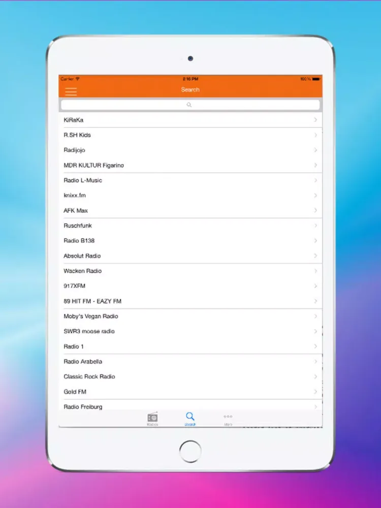 Screenshot di German Radios - Learn German, German Radio Live iPad 