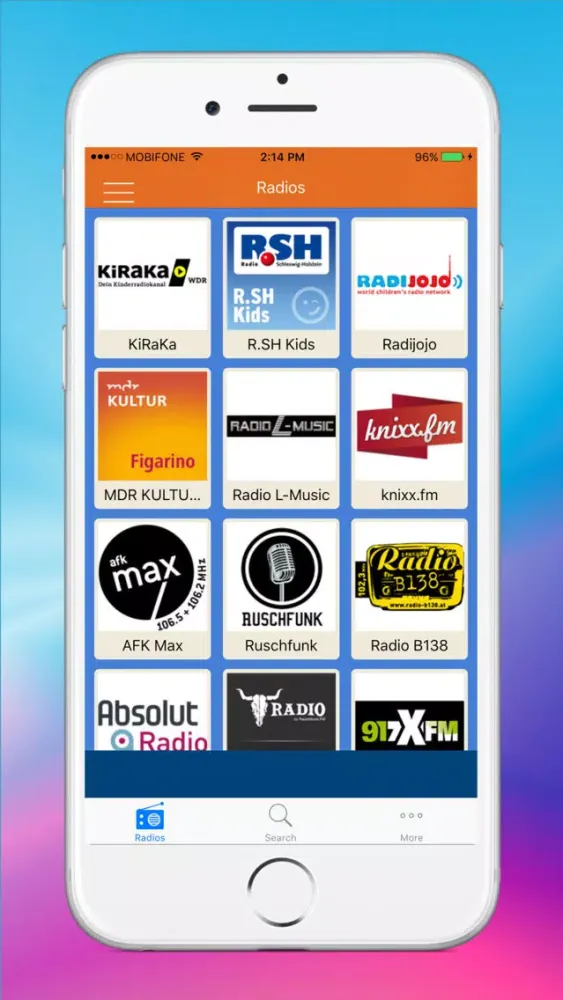 Screenshot di German Radios - Learn German, German Radio Live
