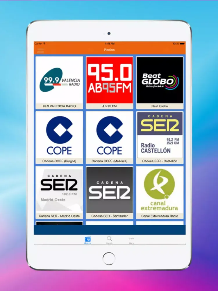 Spain Radio Live (Radio España) - News & Music iPad  スクリーンショット