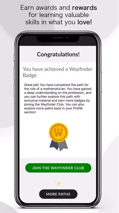 ภาพหน้าจอของ Wayfinder Career Discovery