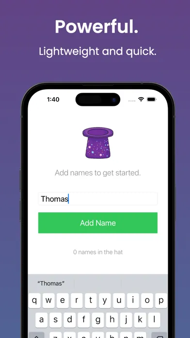 Name Pick'n'Raffle سکرین شاٹس