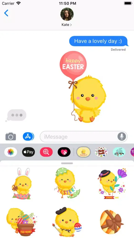 Cute Easter Chick & Egg Ekran Görüntüleri