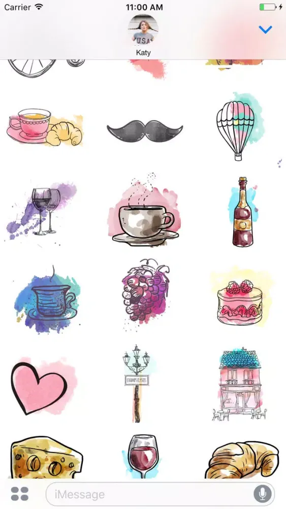I love Paris Stickerpack - Paris mon amour স্ক্রিনশট