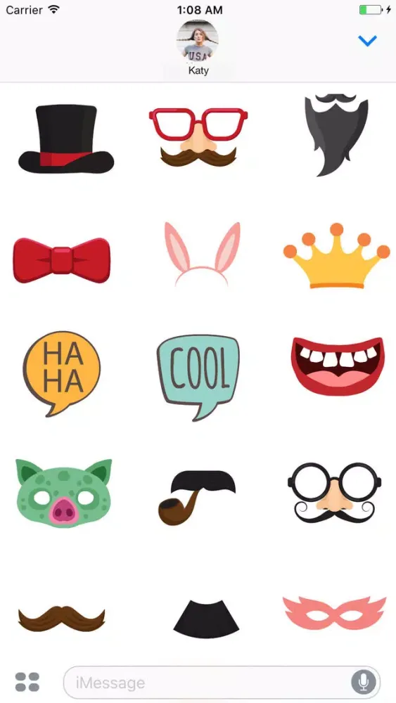 Скриншоты Party Photo Booth Props - Tune yourself