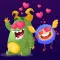 Valentines Day Love Monsters