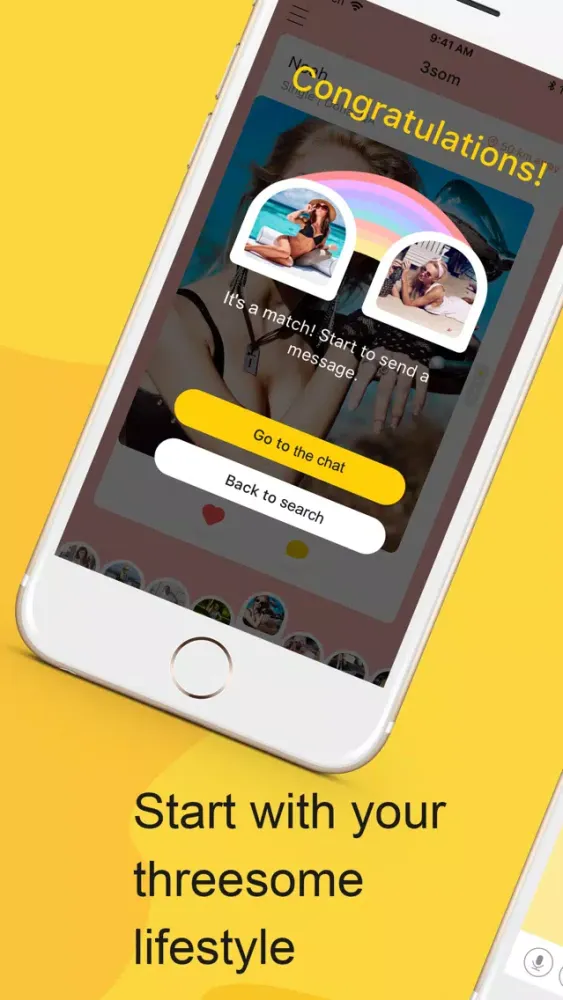 Threesome Swingers Date Hookup Screenshots