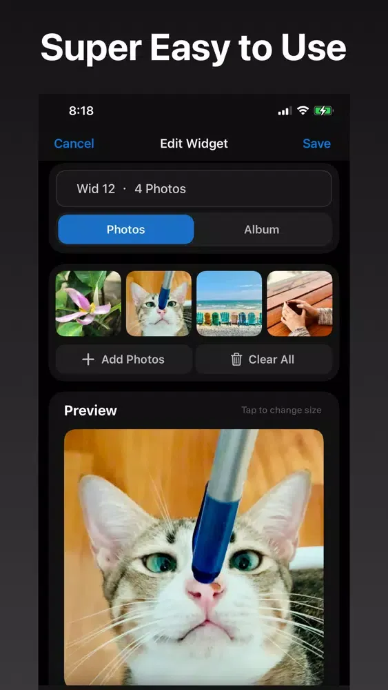 تصاویر Wid • Photo Widget Auto Crop