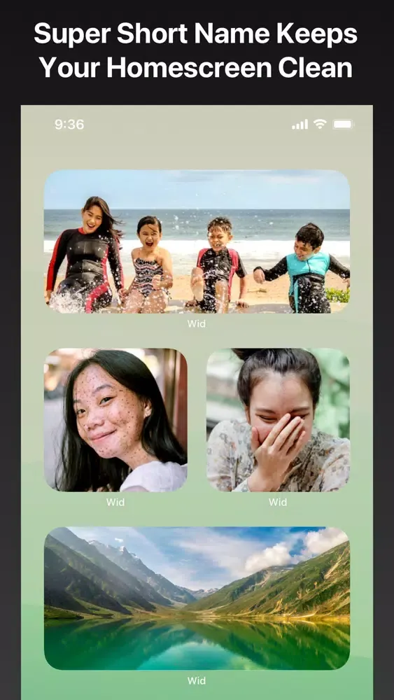 تصاویر Wid • Photo Widget Auto Crop
