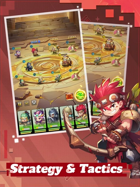 Mini Heroes: Summoners War iPad  スクリーンショット