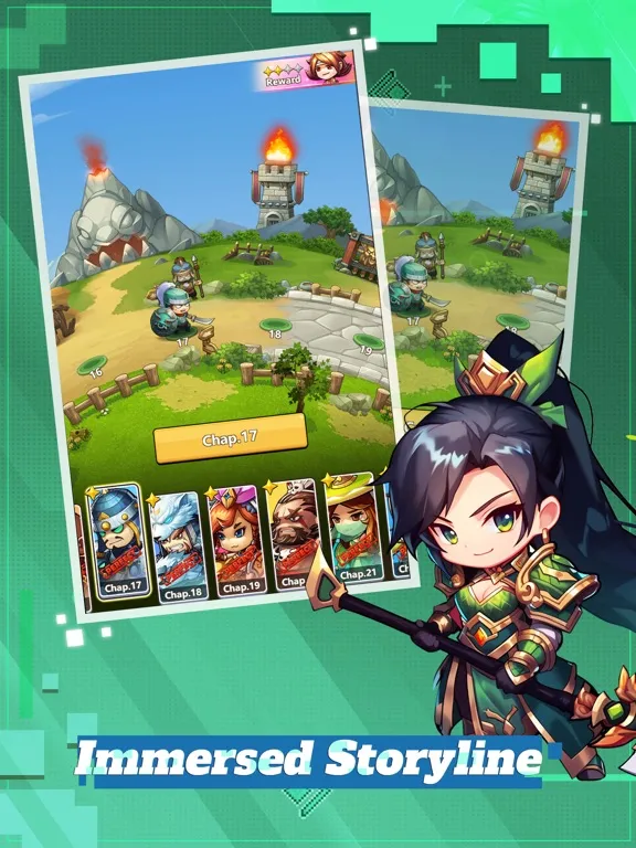 Mini Heroes: Summoners War iPad  スクリーンショット
