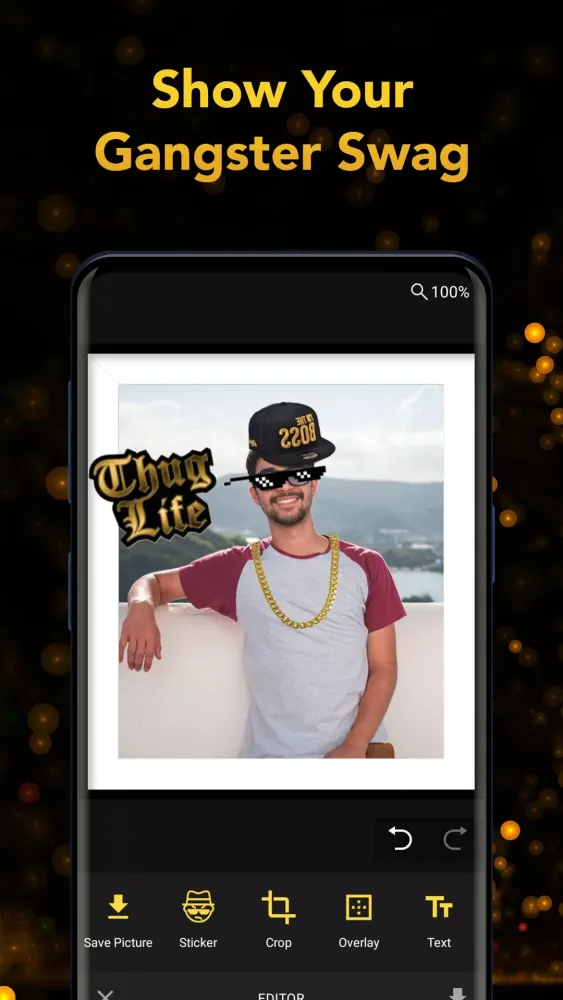 Captures d'écran de Thug Life Sticker Pic Editor
