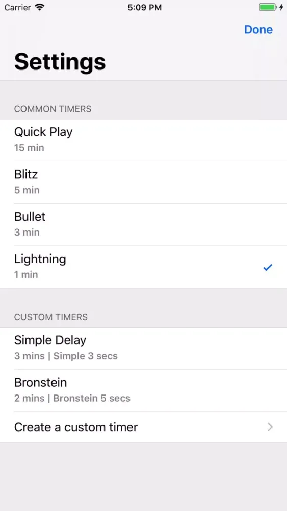 Screenshot di Board Timer