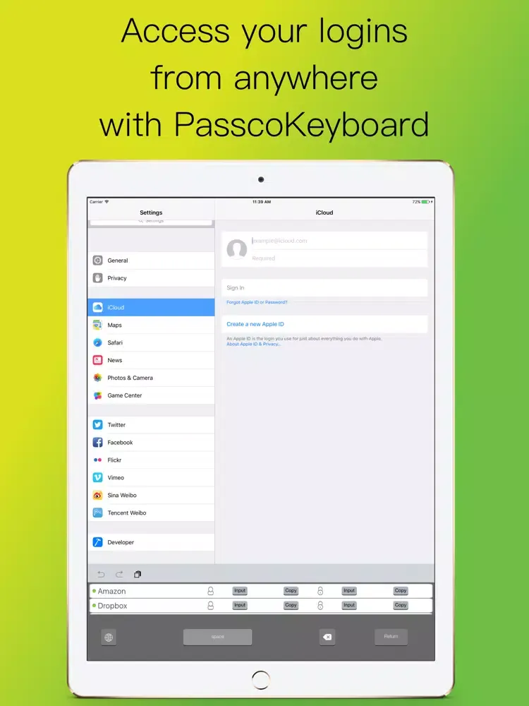 Passco Password Manager iPad 應用截圖