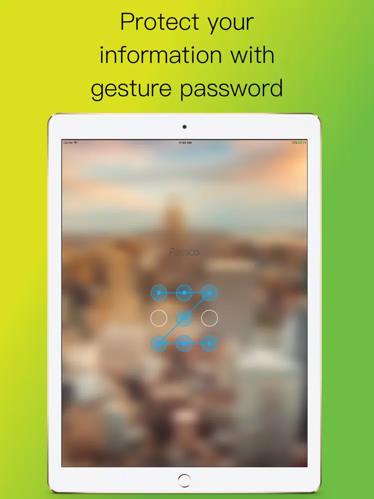 Passco Password Manager iPad  スクリーンショット