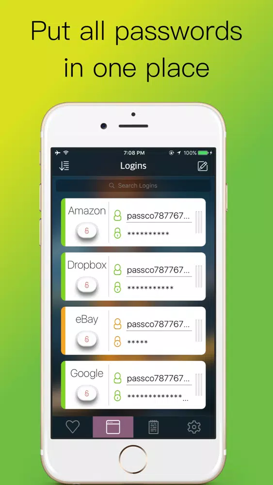 Passco Password Manager スクリーンショット