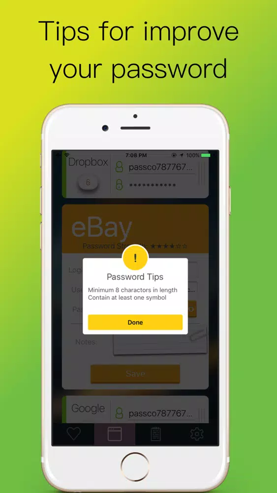 Passco Password Manager スクリーンショット