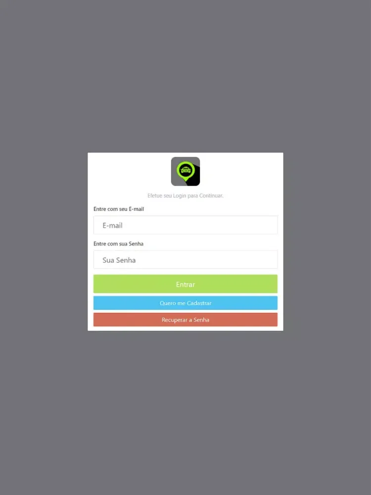 TicTaxi Passageiro iPad  سکرین شاٹس