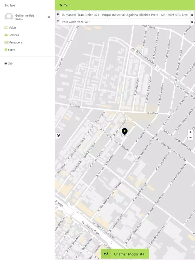 TicTaxi Passageiro iPad  سکرین شاٹس
