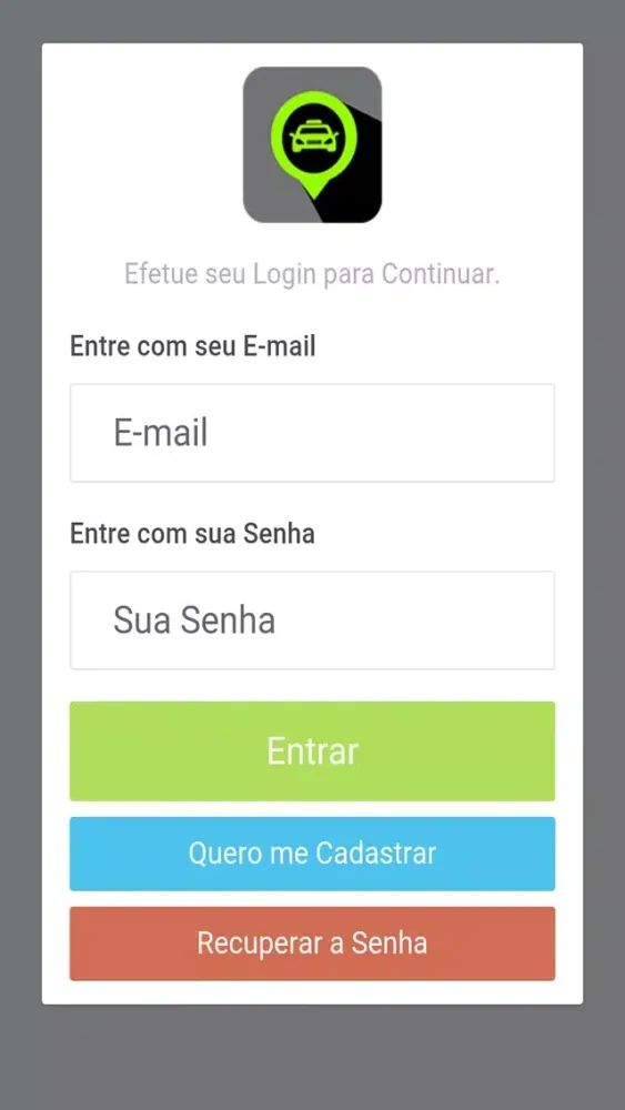 TicTaxi Passageiro سکرین شاٹس