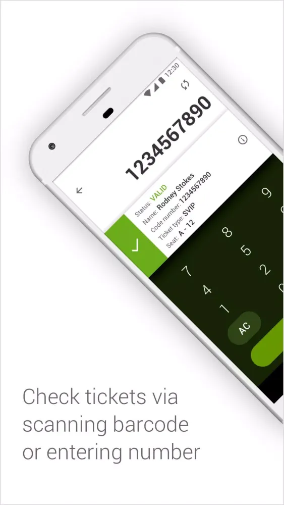 Capturas de tela do TicketBox Event Manager