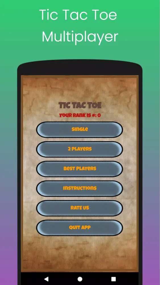 Tic Tac Toe Multiplayer Screenshots
