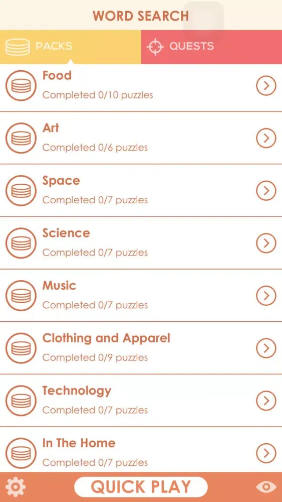 Capturas de pantalla de Word Search Crossword : Find hidden colorful words flow - Brain training free puzzles riddles