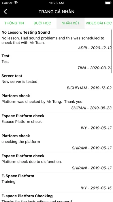 Tiếng Anh online E-space Ekran Görüntüleri