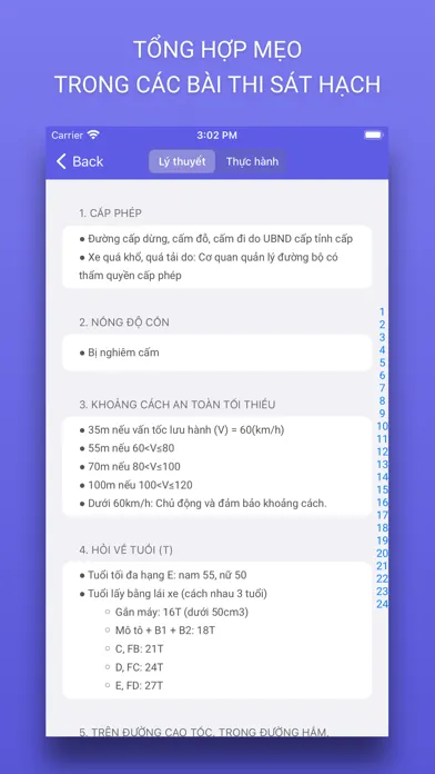Ảnh chụp màn hình của Ôn Thi Bằng Lái Xe Máy A1 A2