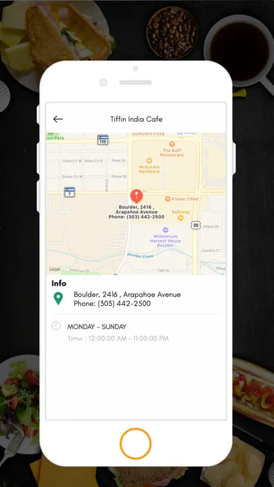 Captures d'écran de Tiffin's India Cafe
