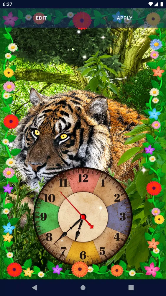 Brave Tiger Live Wallpaper Screenshots