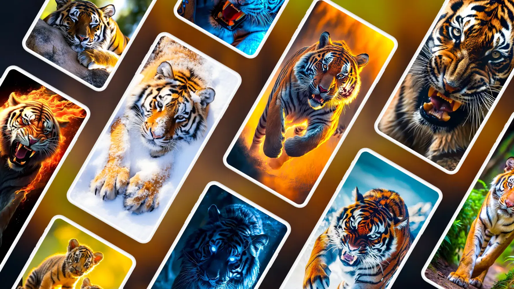 Tangkapan layar Tiger Wallpapers 4K