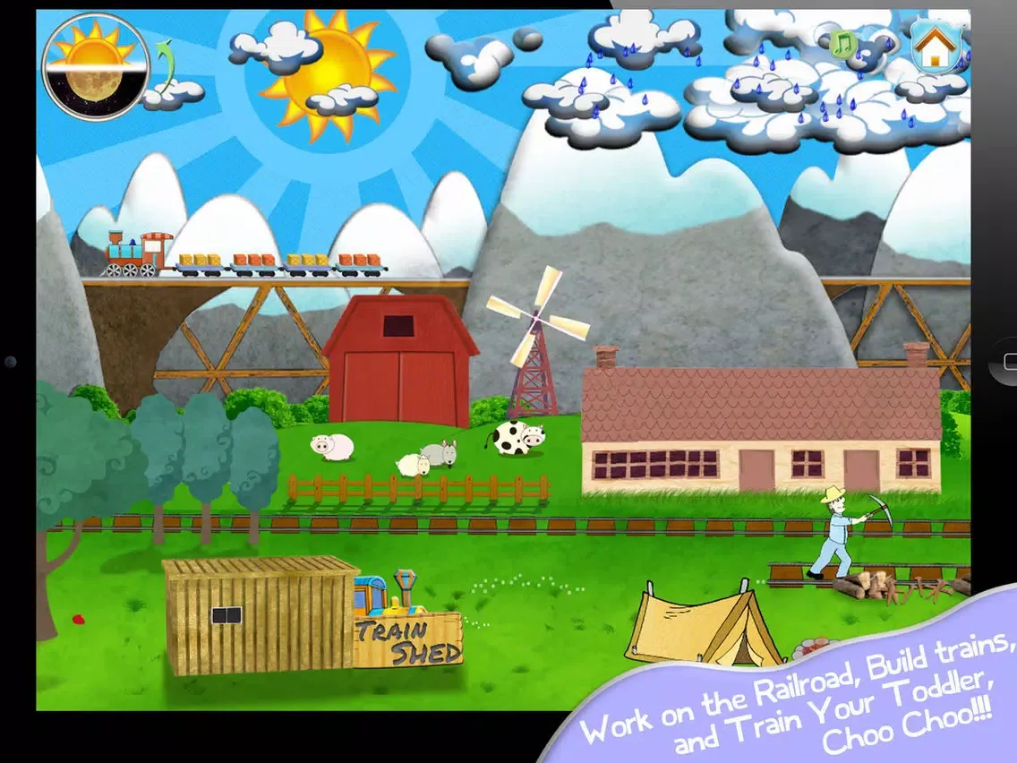 Working on the Railroad: Train Your Toddler iPad 应用截图