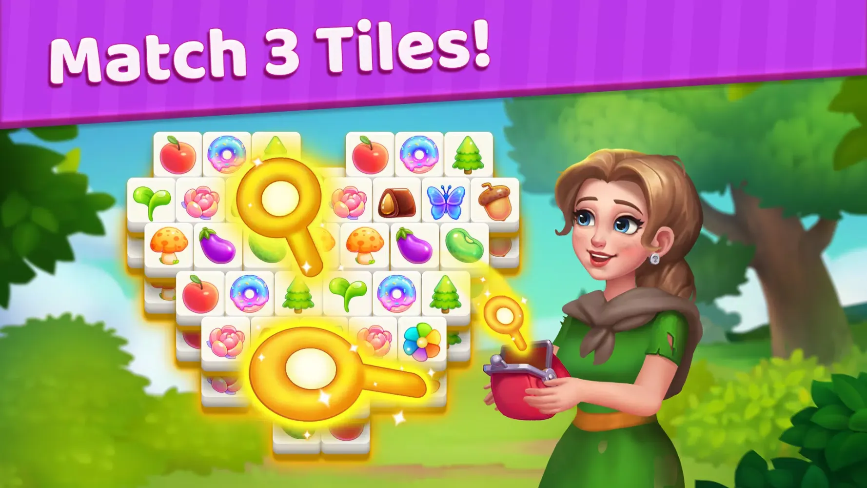 Capturas de tela do Tile Match Story
