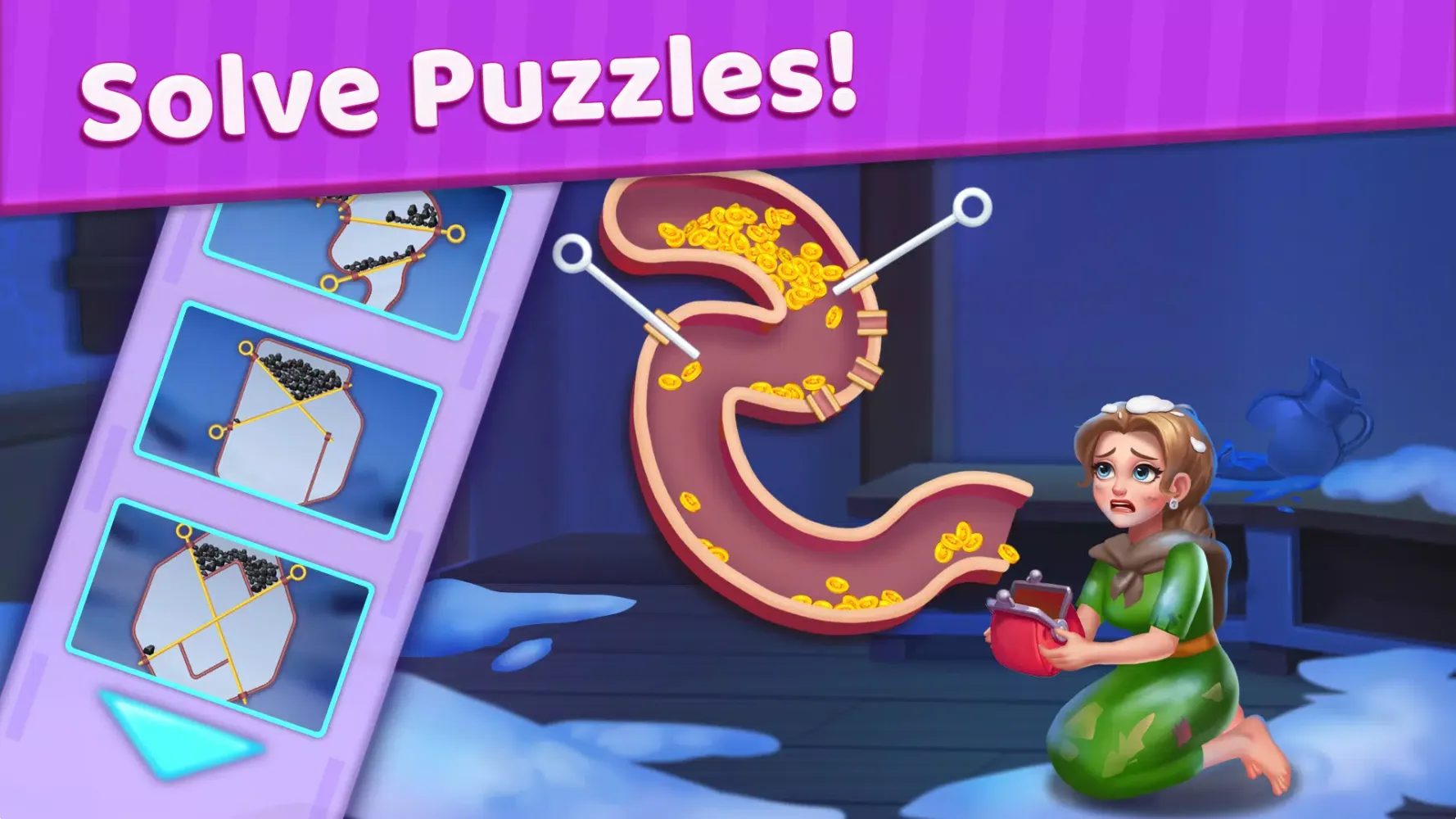 Capturas de tela do Tile Match Story