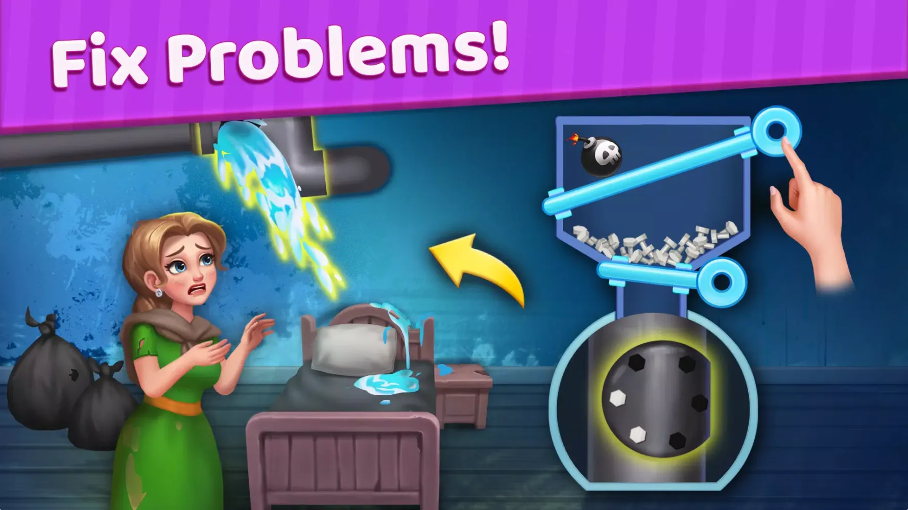 Capturas de tela do Tile Match Story