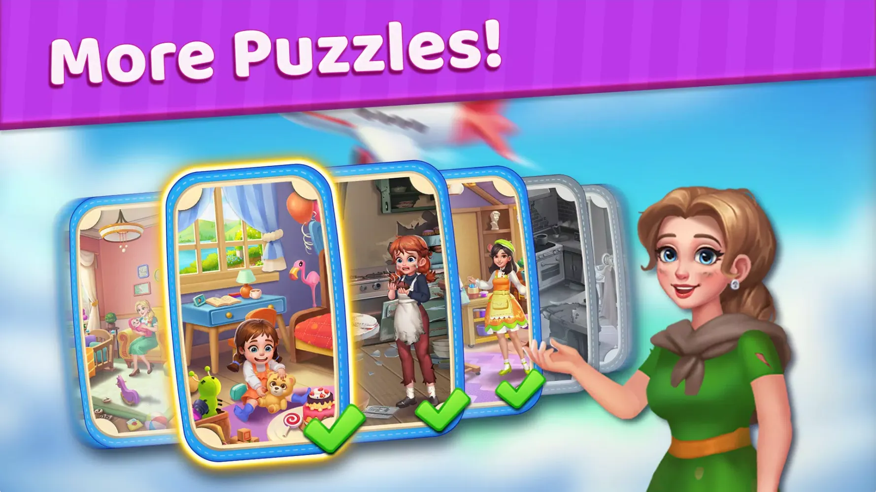Capturas de tela do Tile Match Story
