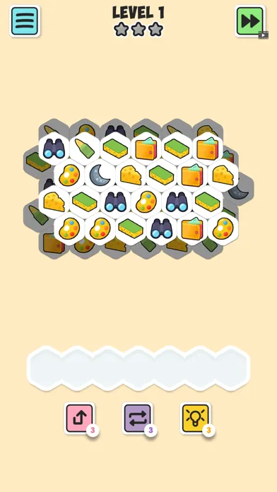 Captures d'écran de Tile Tripple Hexa
