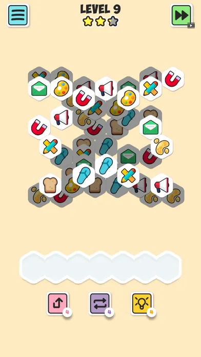 Captures d'écran de Tile Tripple Hexa
