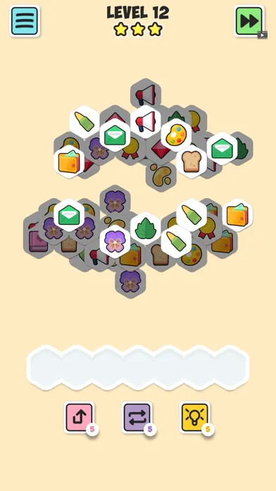 Captures d'écran de Tile Tripple Hexa