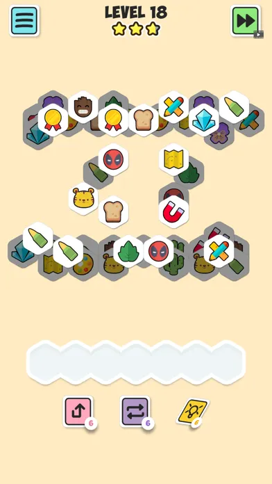 Captures d'écran de Tile Tripple Hexa