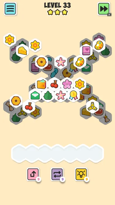 Captures d'écran de Tile Tripple Hexa