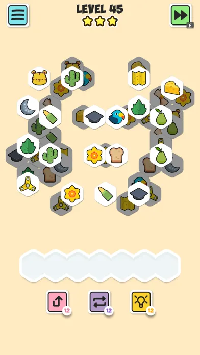 Captures d'écran de Tile Tripple Hexa