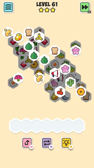 Captures d'écran de Tile Tripple Hexa