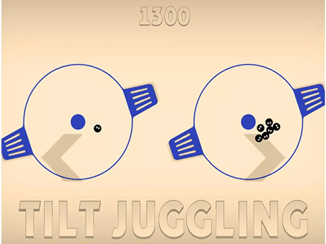 Tilt Juggling - Free Physics gravity balance test game iPad  Screenshots