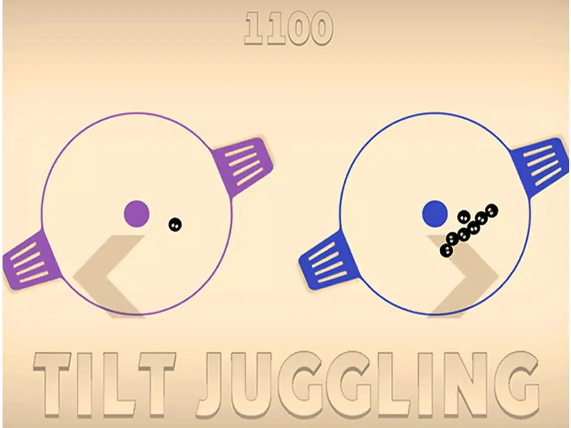 Tilt Juggling - Free Physics gravity balance test game iPad  Screenshots